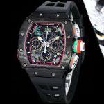 RICHARD MILLE RM65-01 Chronograph Black carbon fiber Copy Watch